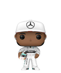 Lewis Hamilton with Helmet
