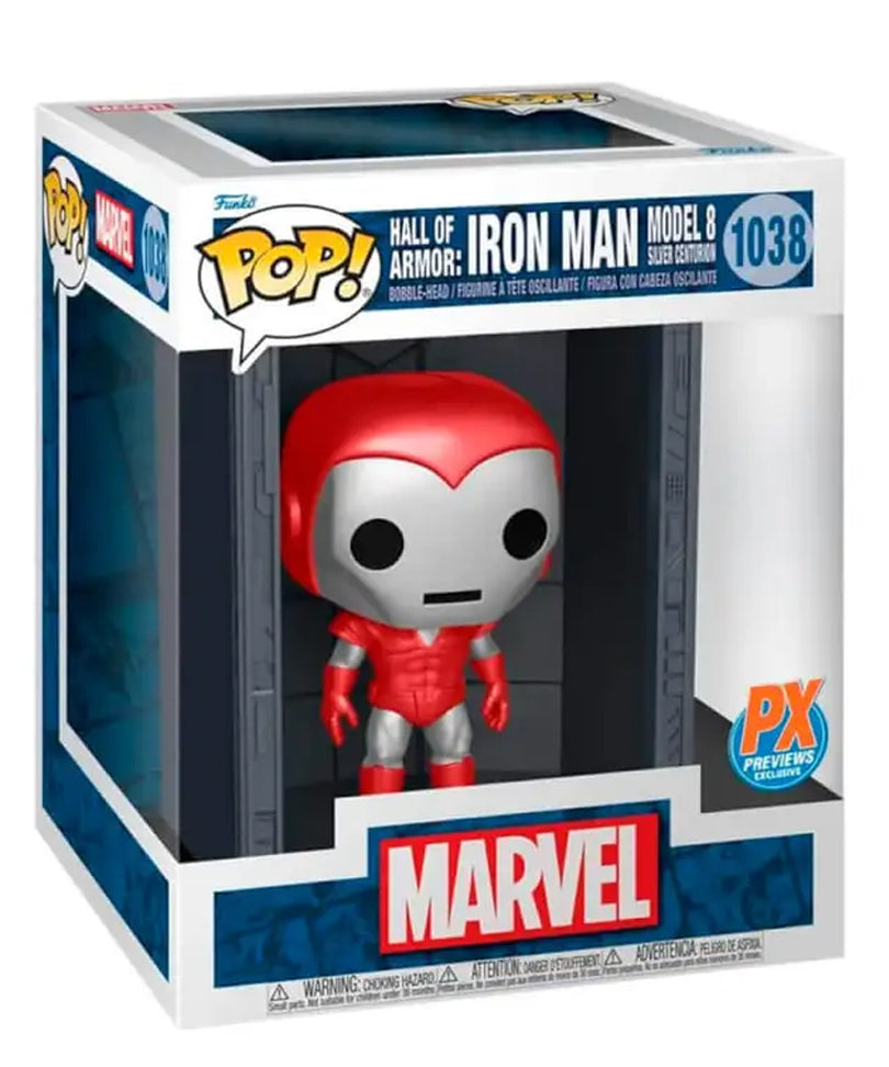 Hall of Armor: Iron Man Model 8 Silver Centurion (6-Inch)
