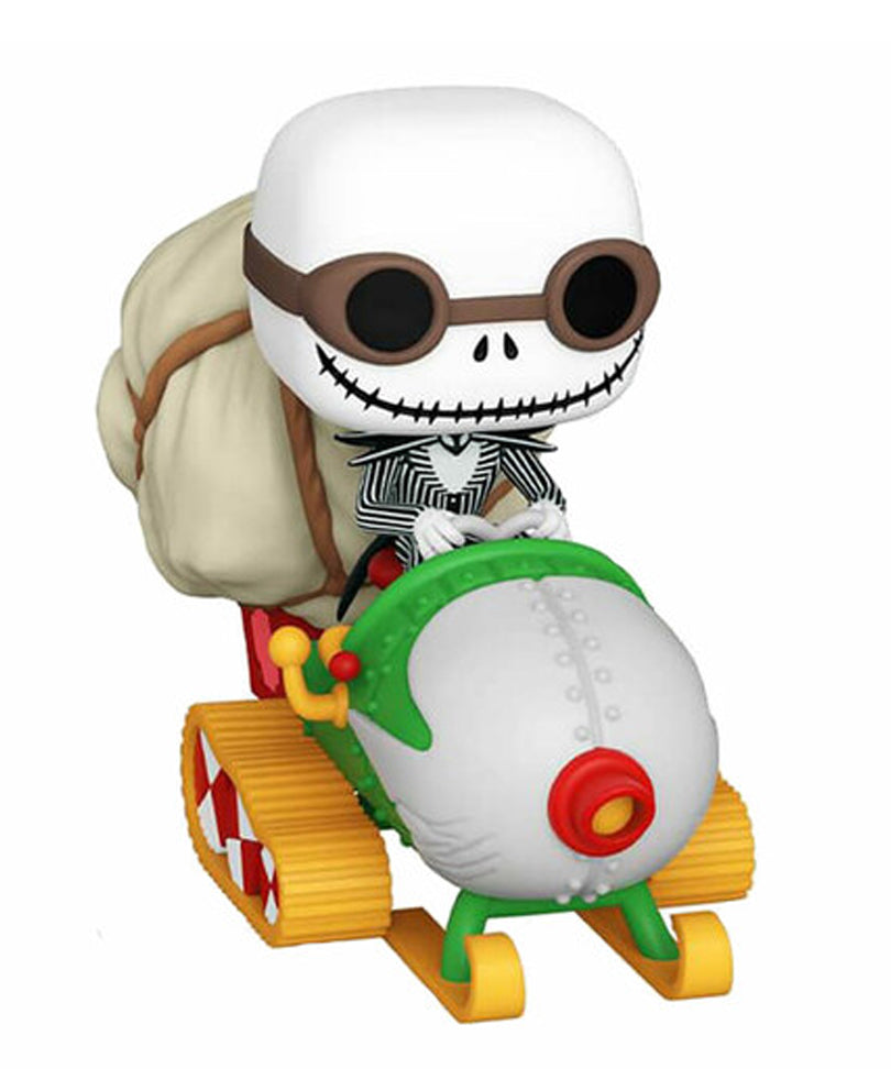 Jack Skellington in Snowmobile