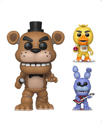 Freddy with Bonnie & Chica (3-Pack) (10-Inch)