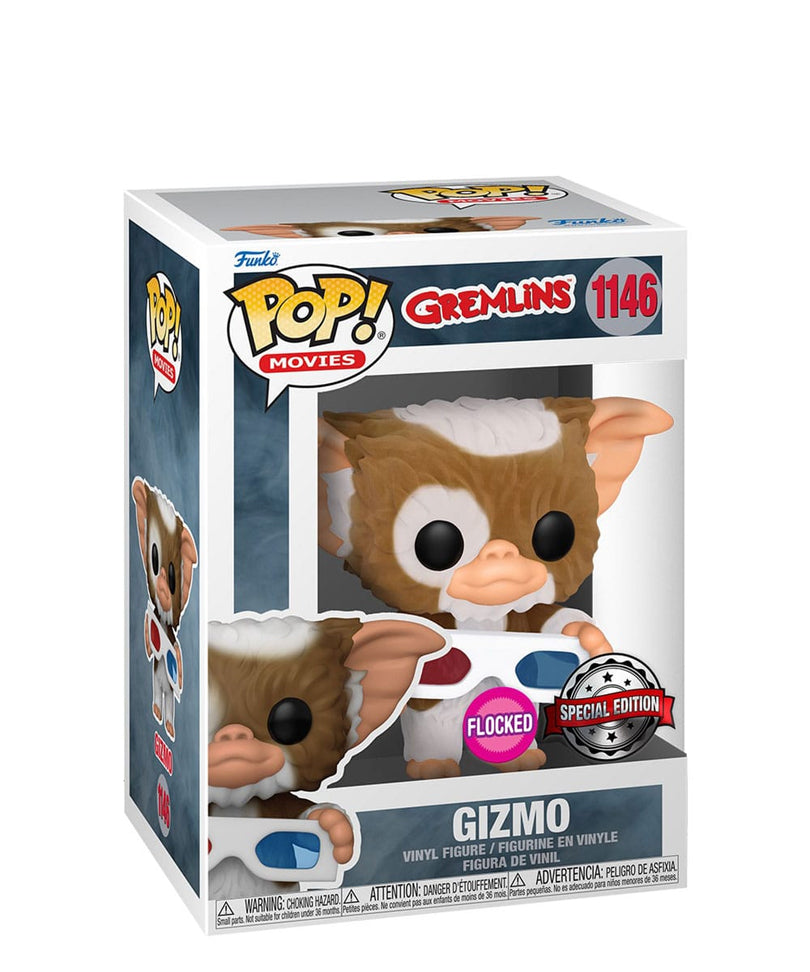 Gremlin with 3D Glasses Flocked