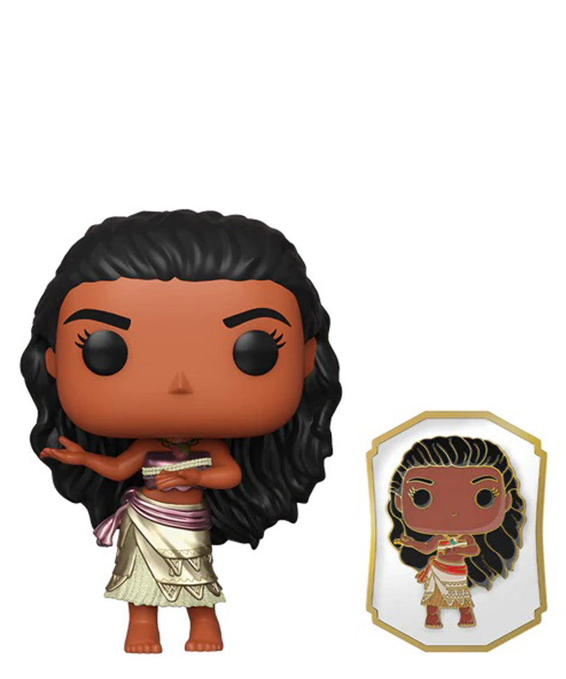 Moana (Gold) with Pin