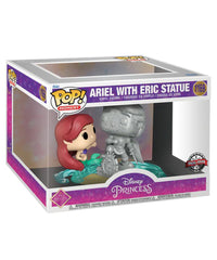 Ariel with Eric Statue