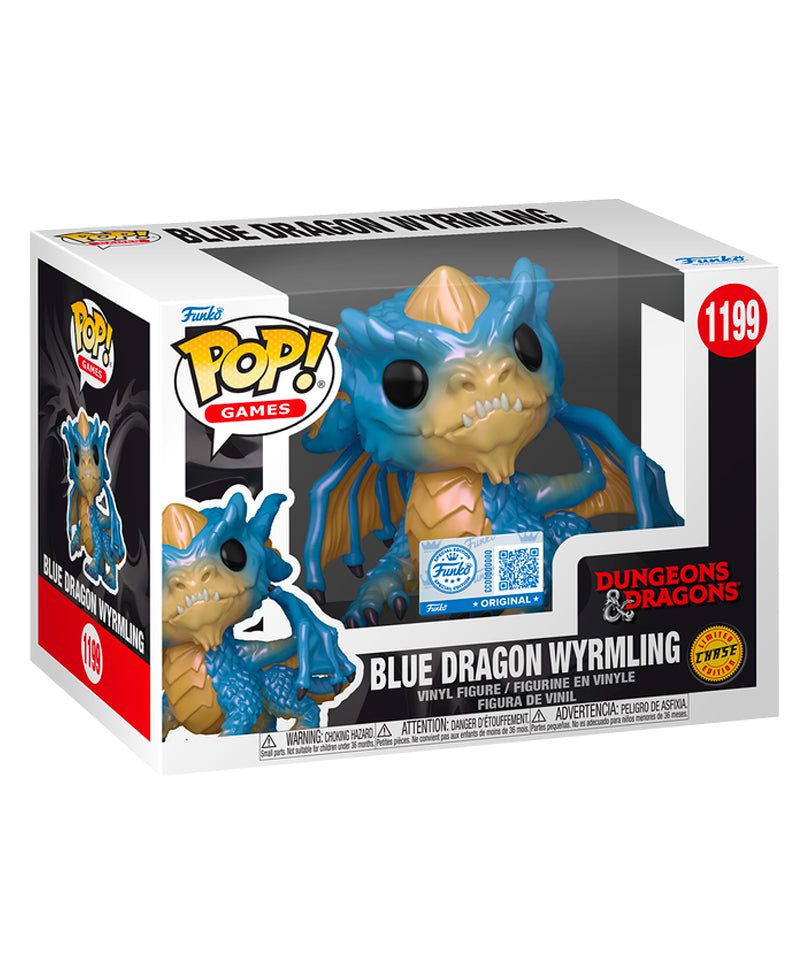 Blue Dragon Wyrmling Chase (Metallic)