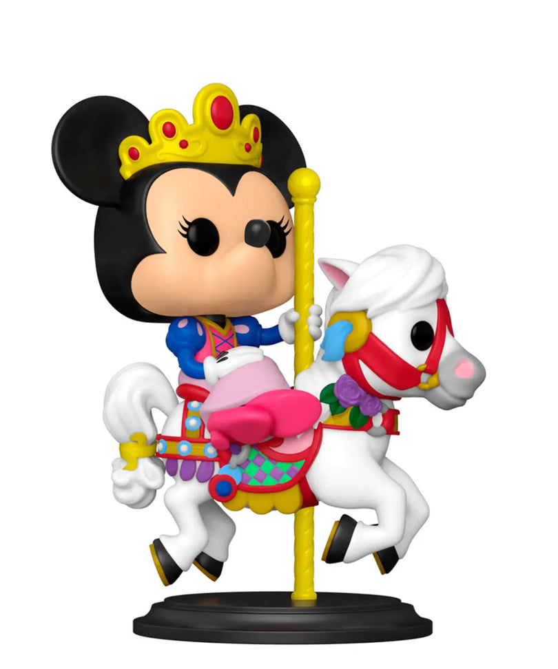 Minnie Mouse on Prince Charming Regal Carrousel