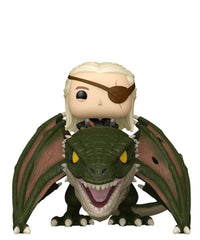 Aemond Targaryen with Vhagar
