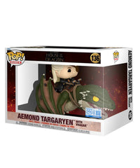 Aemond Targaryen with Vhagar