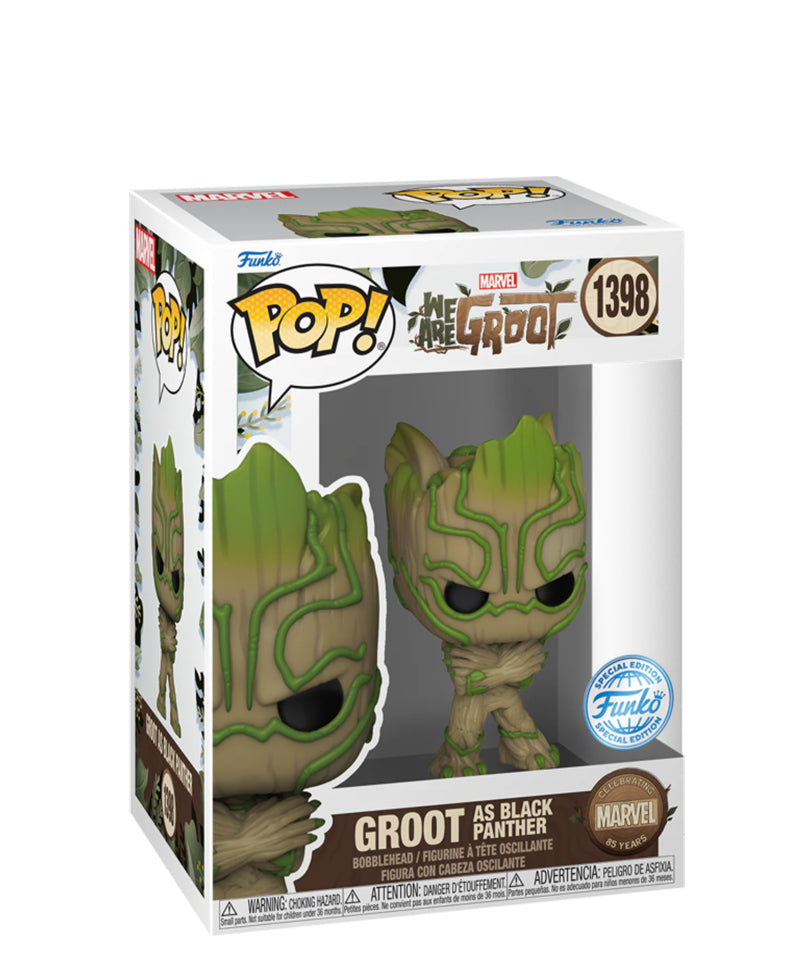 Groot as Black Panther