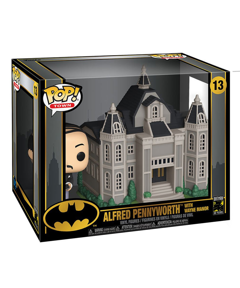 Alfred Pennyworth with Wayne Manor