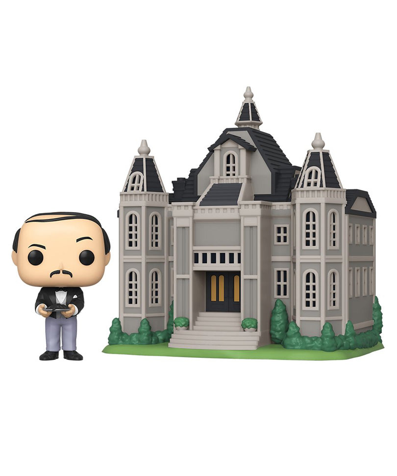 Alfred Pennyworth with Wayne Manor