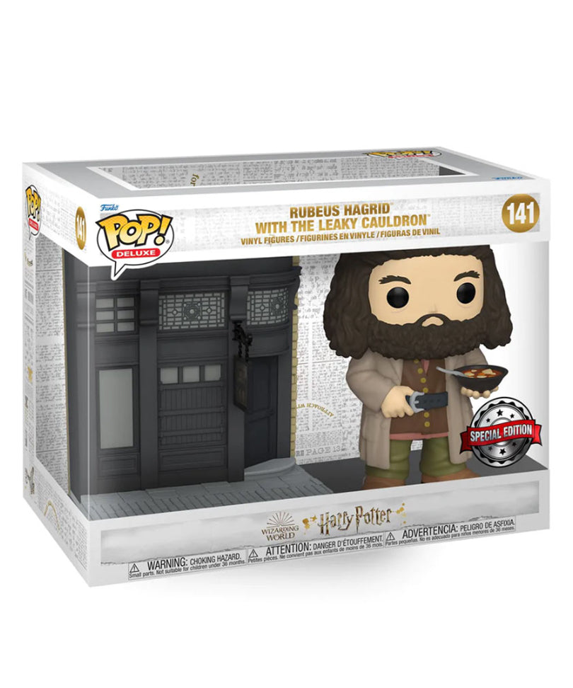 Rubeus Hagrid with The Leaky Cauldron