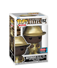 Notorious B.I.G. with Fedora (Gold Glitter Suit)
