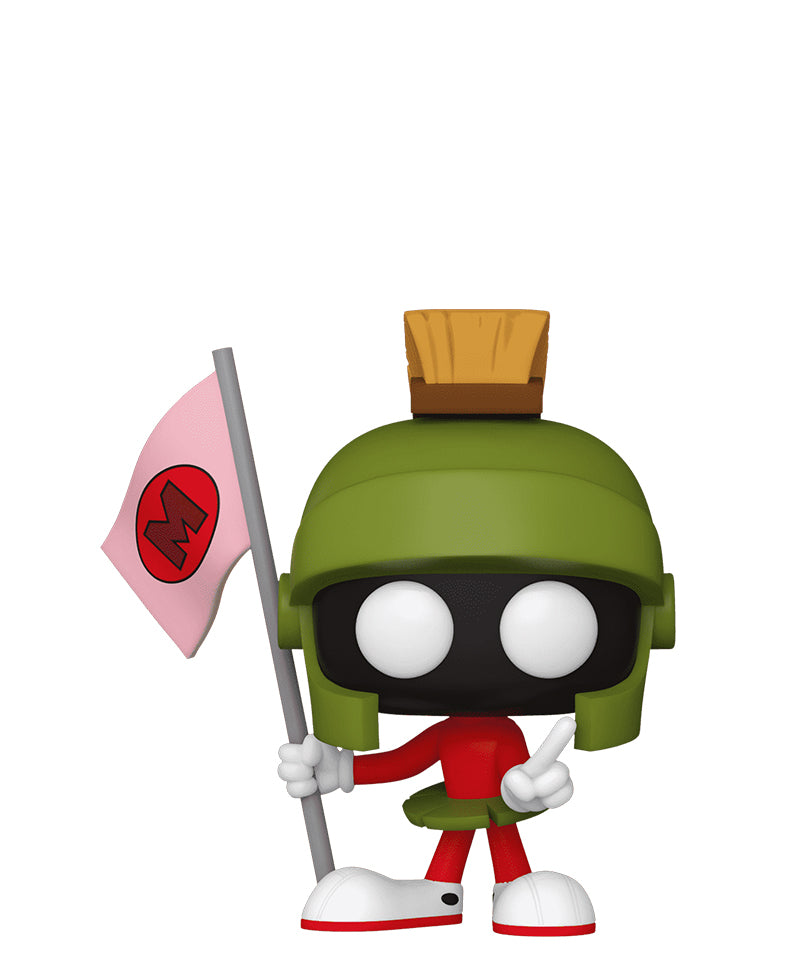 Marvin the Martian with Martian Flag
