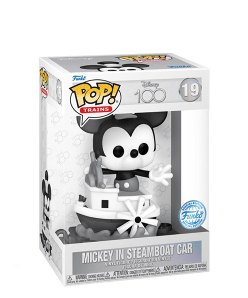 Mickey in Steamboat Car