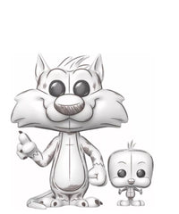Sylvester & Tweety (Sketched)
