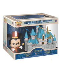 Sleeping Beauty Castle and Mickey Mouse