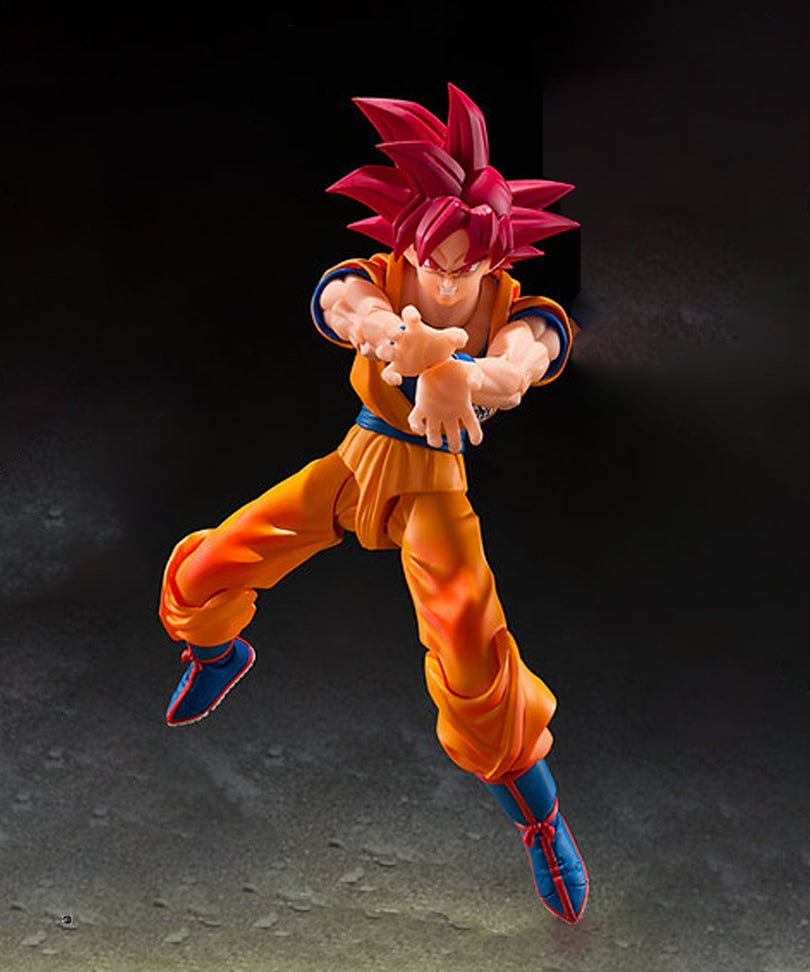 Dragon Ball Super - Super Saiyan God Son Guko (God Aura) - Action Figure S.H. Figuarts 15 cm