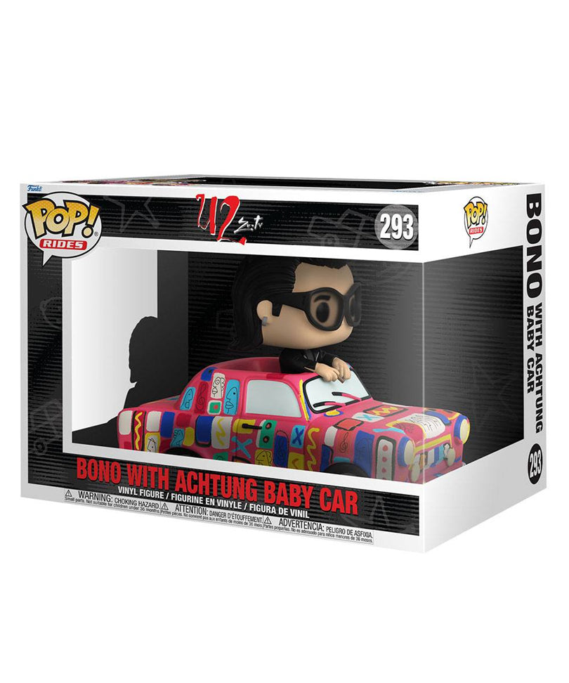 Bono with Achtung Baby Car