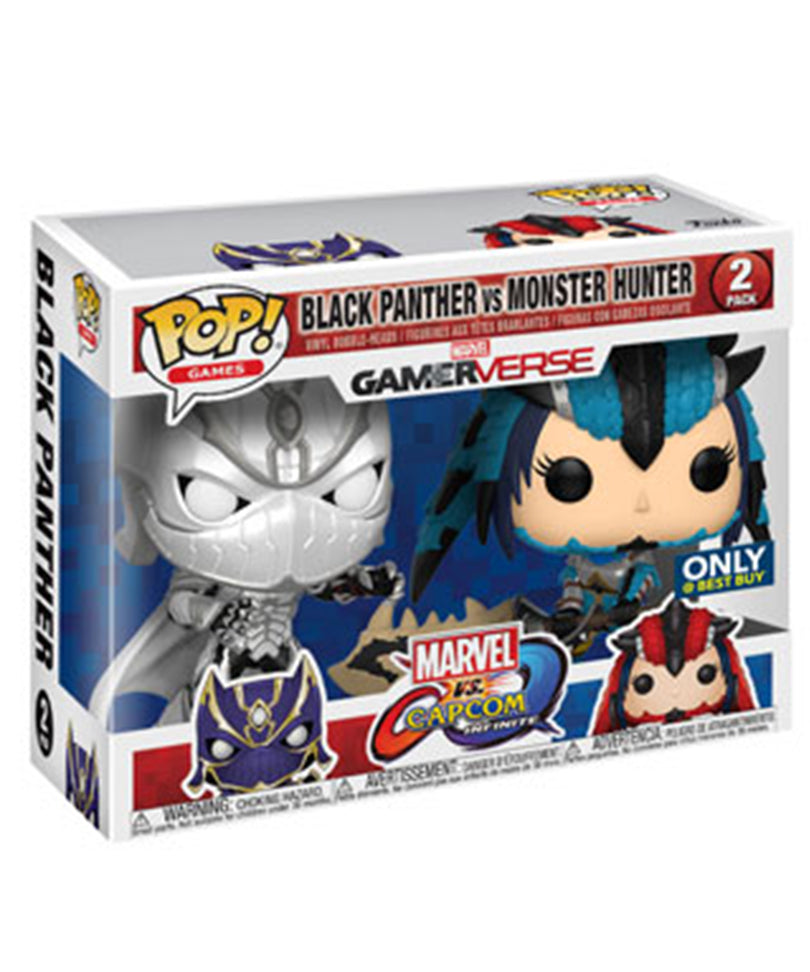 Black Panther White VS Monster Hunter Blue 2-pack