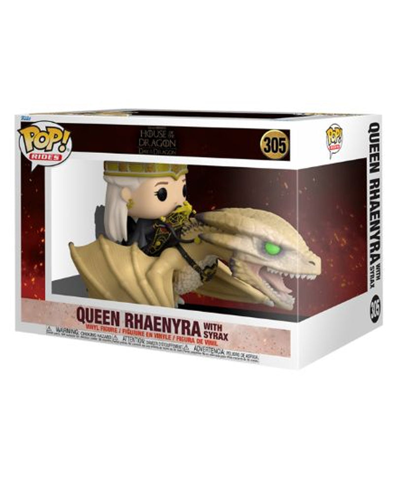 Queen Rhaenyra with Syrax