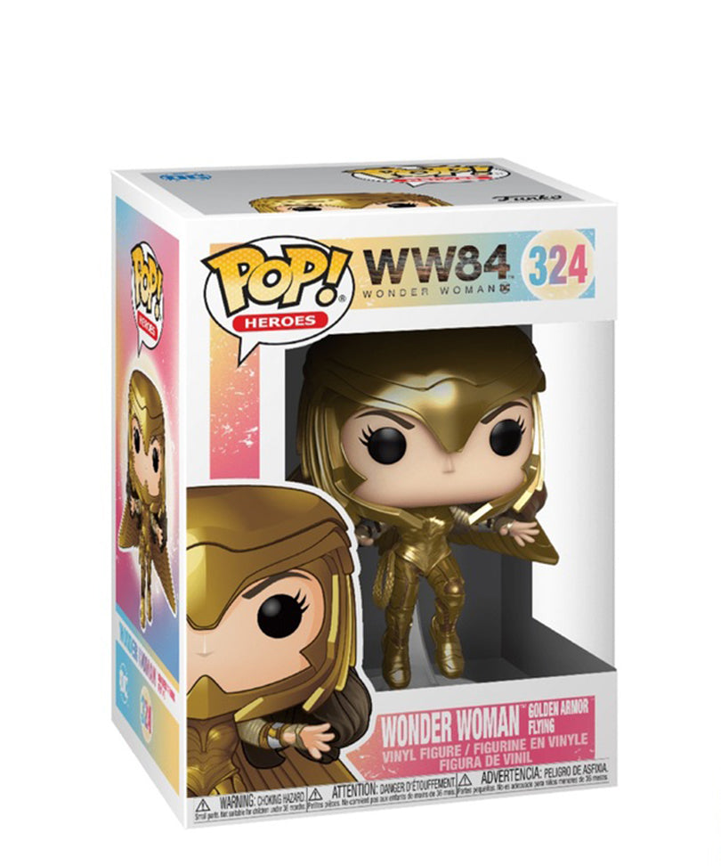 Wonder Woman Golden Armor Flying