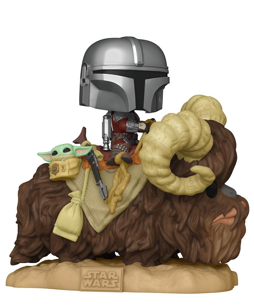The Mandalorian & The Child on Bantha