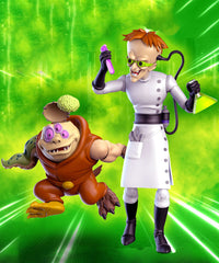 Biker Mice From Mars - Karbunkle & Fred The Mutant - Action Figure 23 cm