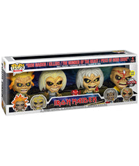 Iron Maiden/ Killers/ The Number of the Beast Eddie/ Piece of Mind Eddie (4-Pack) (Glow in the Dark)