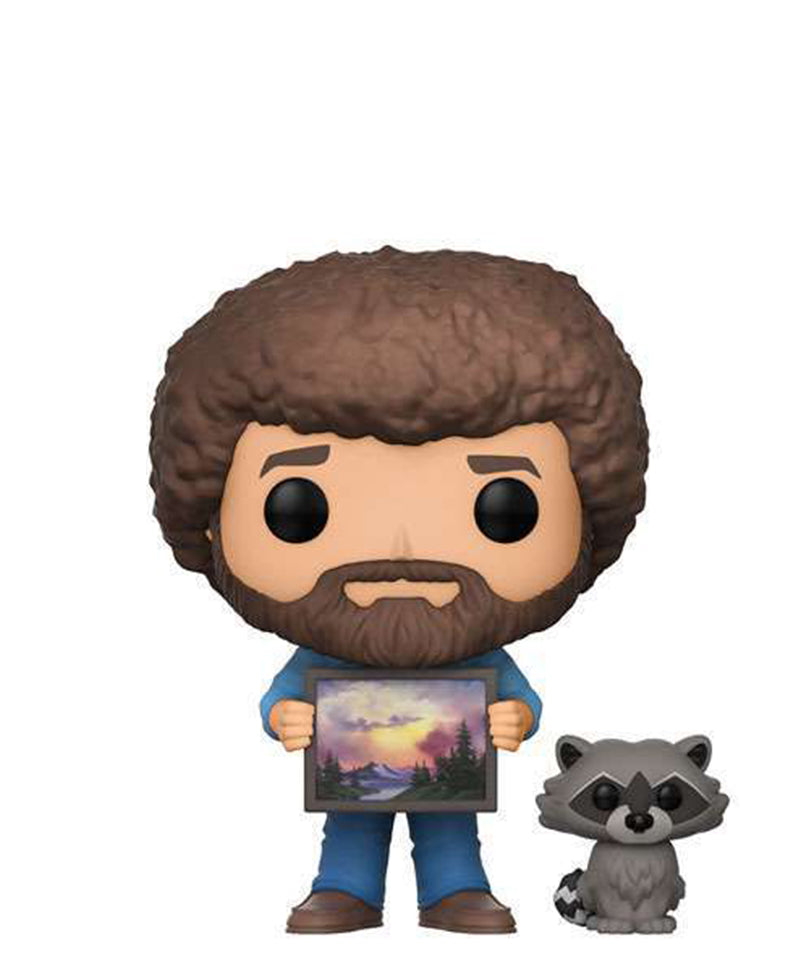 Bob Ross and Raccoon