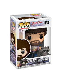 Bob Ross and Raccoon