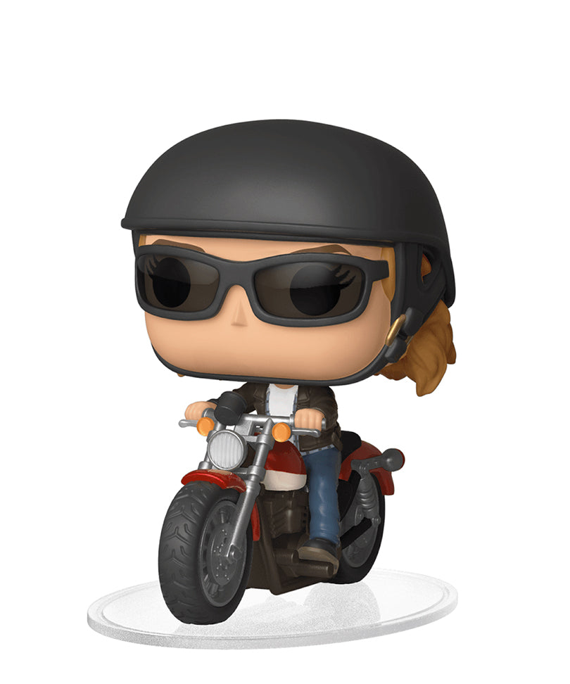 Carol Danvers on Motorcycle
