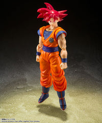 Dragon Ball Super - SSG Goku God of Virtue - Action Figure S.H. Figuarts 14 cm
