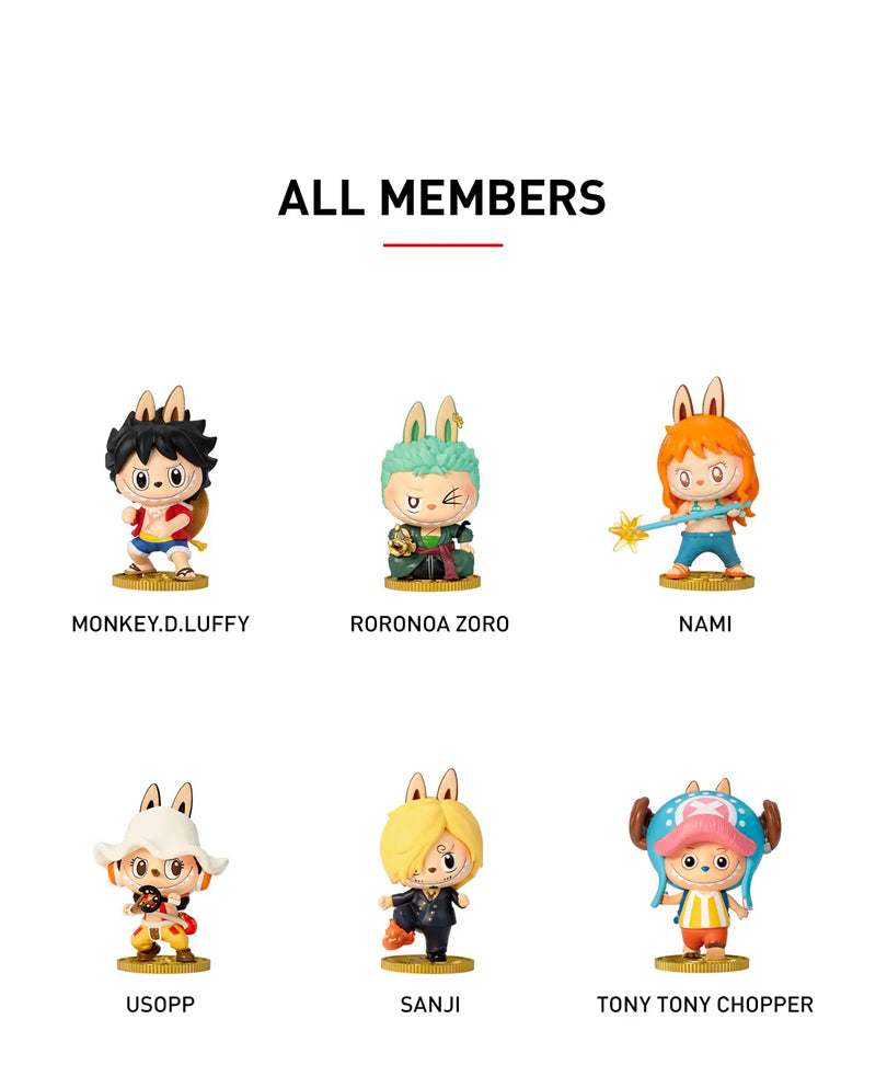 The Monsters Labubu × One Piece Series Figures Blind Box - Pop Mart Official Figure