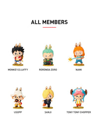 The Monsters Labubu × One Piece Series Figures Blind Box - Pop Mart Official Figure