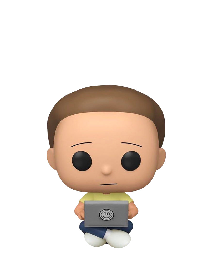 Morty with Laptop