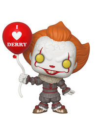 Pennywise with Balloon (I Heart Derry)