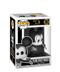 Plane Crazy Mickey (Black and White)