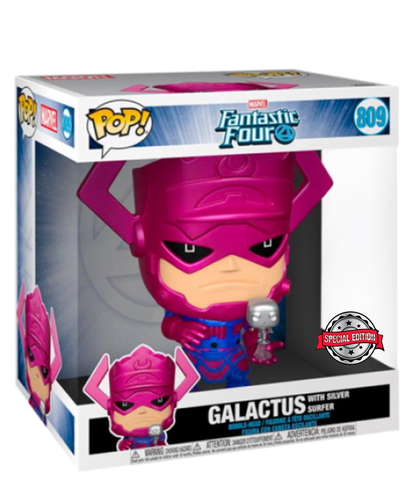 Galactus with Silver Surfer (Metallic) (10-Inch)