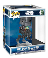 The Mandalorian with Grogu in Imperial Remnant AT-RT
