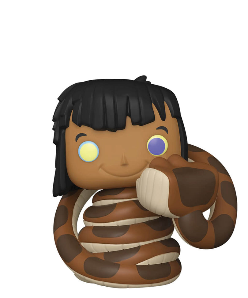 Mowgli with Kaa