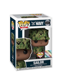Military US Navy Male (African American) Damaged Box
