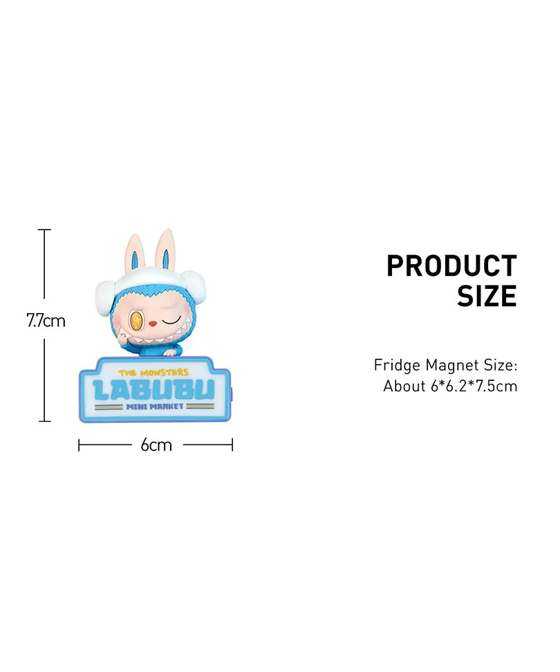 Labubu Wacky Mart Series Fridge Magnet Blind Box - Pop Mart Official Figure