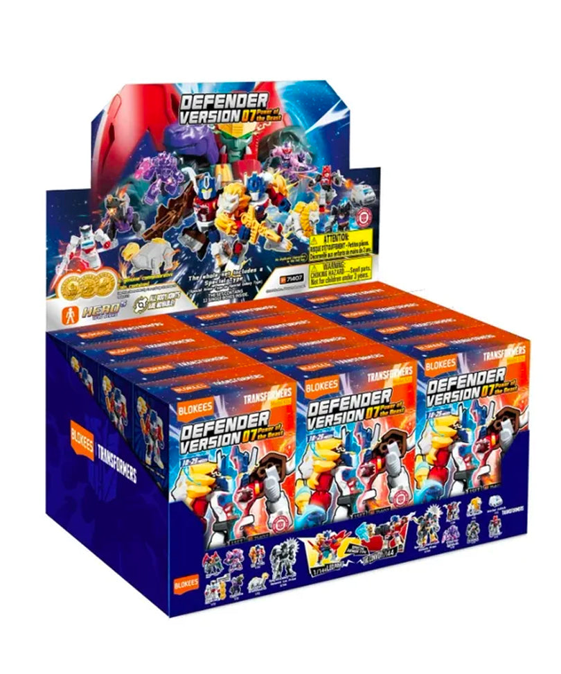 Transformers Blokees Plastic Model Kit Defender Version 07 Power Of The Beast - Blind Box