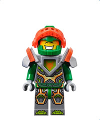 Aaron Fox - Trans-Neon Orange Visor, Flat Silver Armor