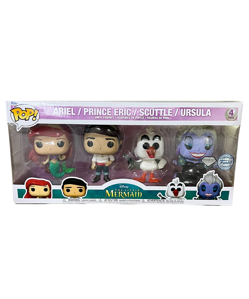 Ariel / Prince Eric / Scuttle / Ursula (Diamond Collection) (4-Pack)