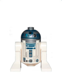 Astromech Droid, R2-D2 - Flat Silver Head, Dark Pink Dots and Large Receptor