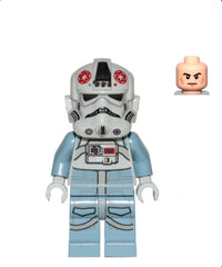 AT-AT Driver - Dark Red Imperial Logo, Cheek Lines, Frown