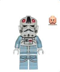 AT-AT Driver - Dark Red Imperial Logo, Cheek Lines, Smile