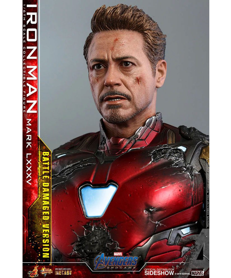 Avengers: Endgame Movie Masterpiece Action Figure 1/6 Iron Man Mark LXXXV Battle Damaged 32 cm