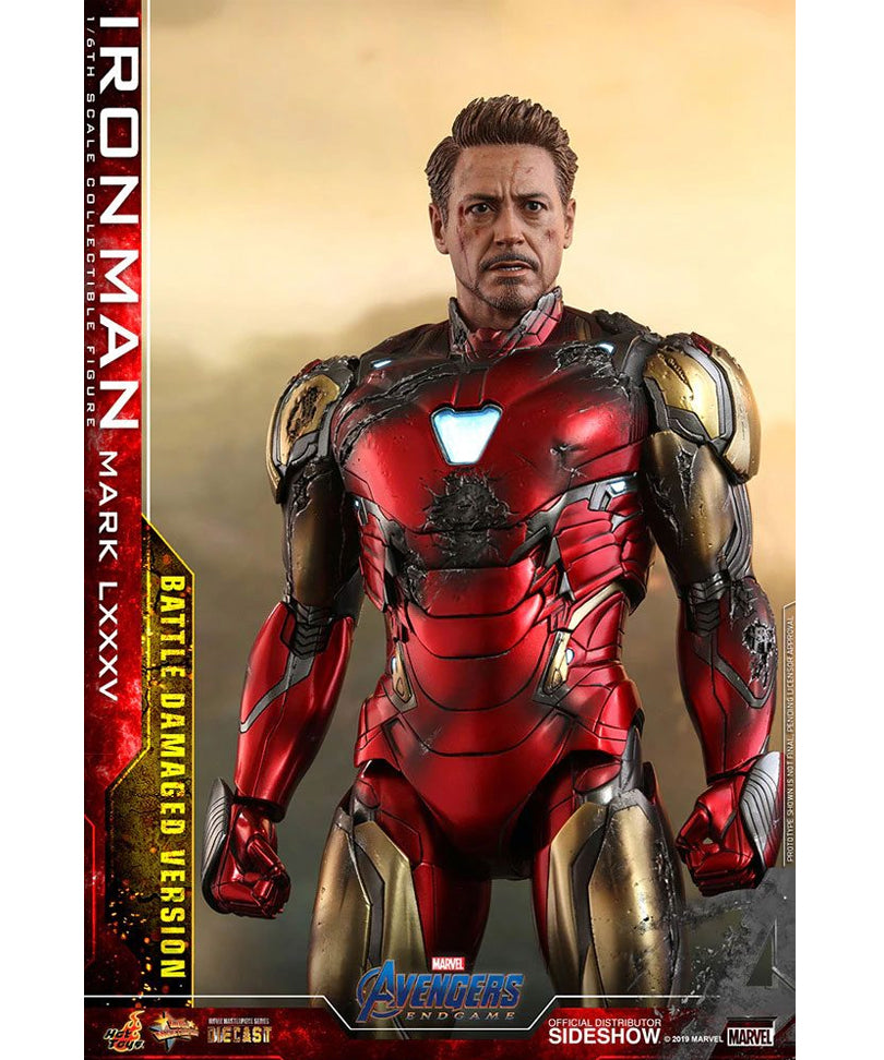 Avengers: Endgame Movie Masterpiece Action Figure 1/6 Iron Man Mark LXXXV Battle Damaged 32 cm